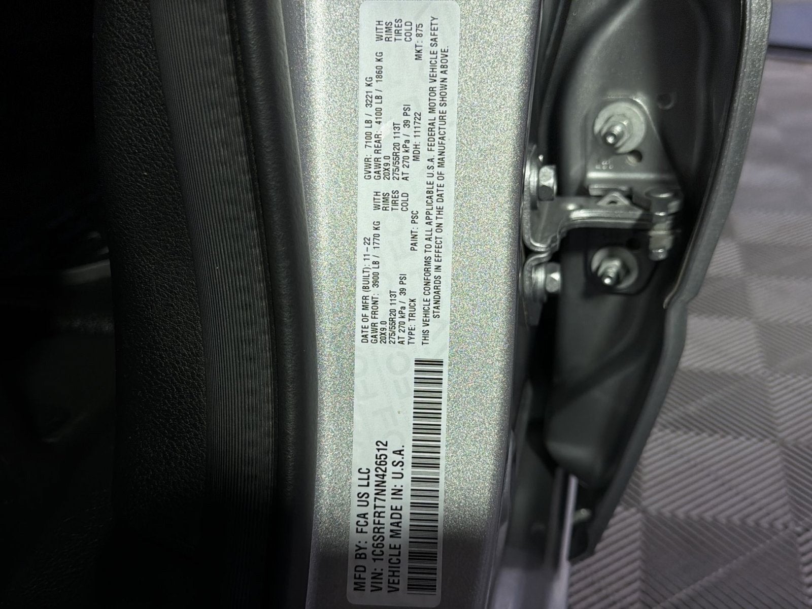 2022 RAM 1500 Laramie