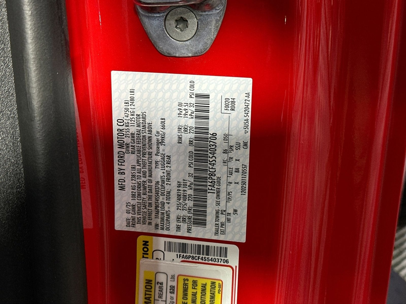 2025 Ford Mustang GT Premium RTR SPEC 3