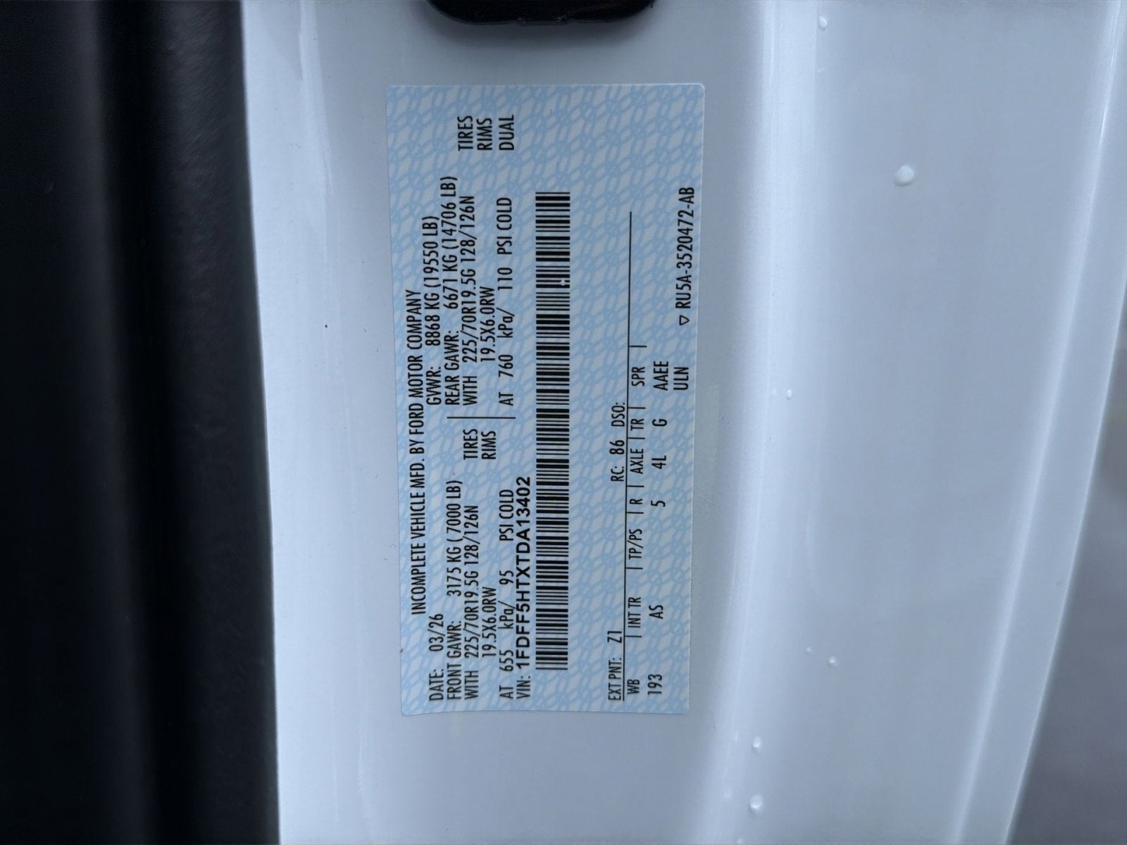 2026 Ford F-550SD XL Contractor Dump