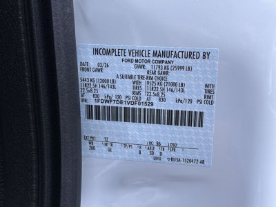 2027 Ford F-750 Chipper Truck Base