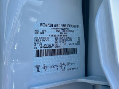 2026 Ford F-750SD Landscape Dump Base