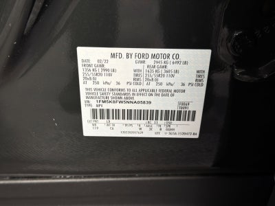 2022 Ford Explorer Limited