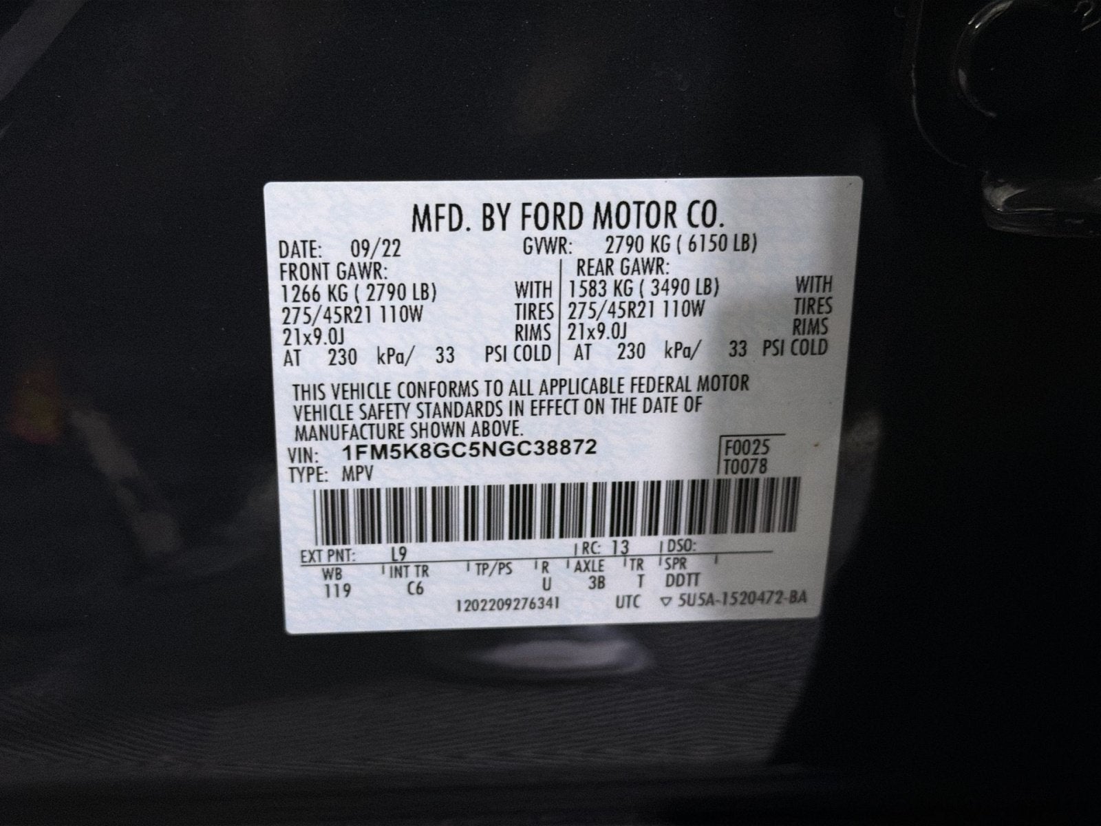 2022 Ford Explorer ST