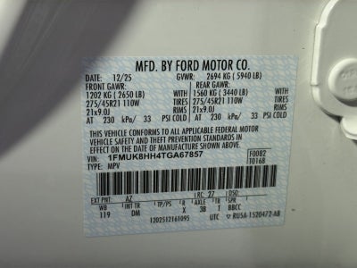 2026 Ford Explorer Platinum