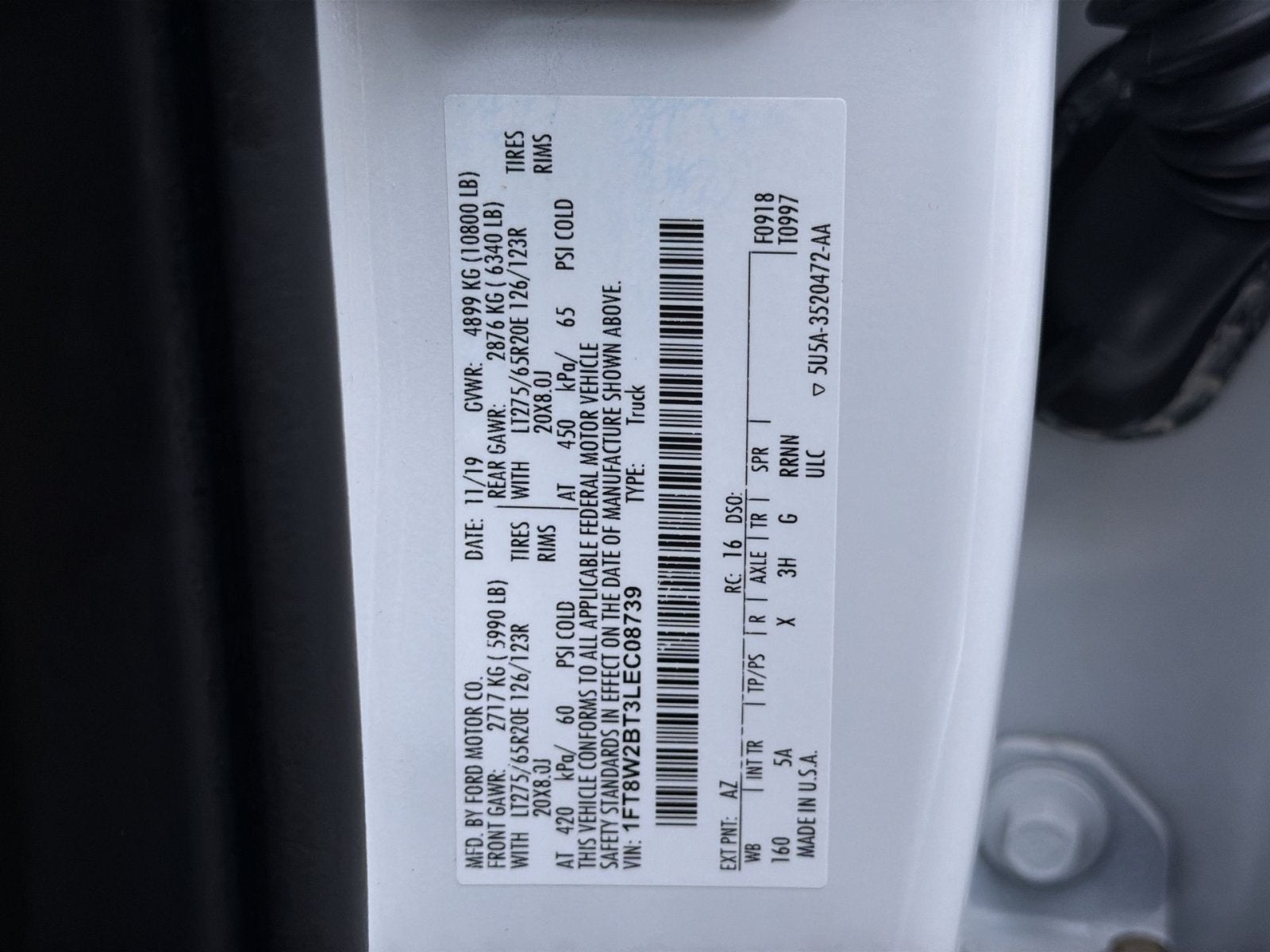 2020 Ford F-250SD Lariat