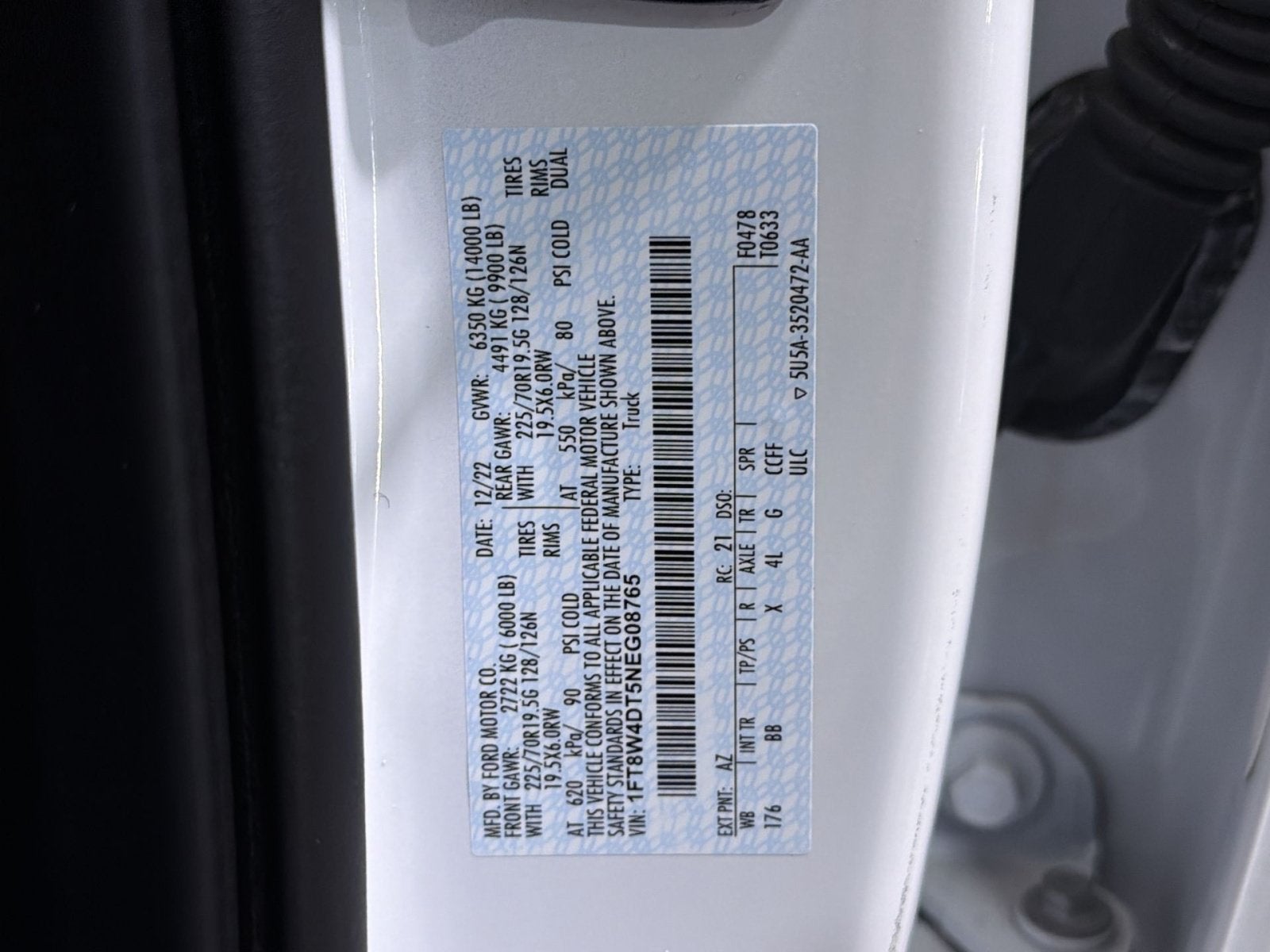 2022 Ford F-450SD Platinum