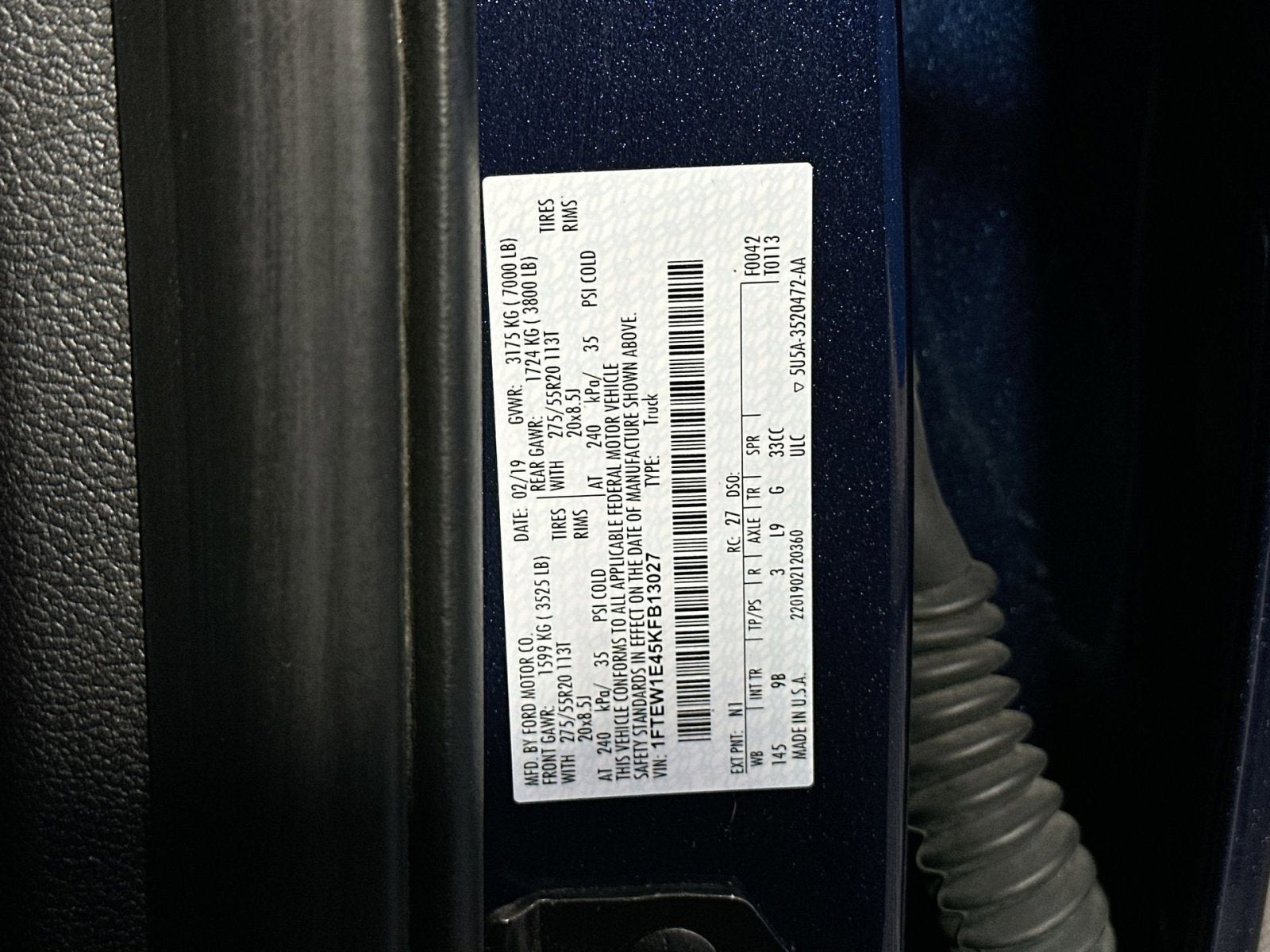 2019 Ford F-150 Platinum