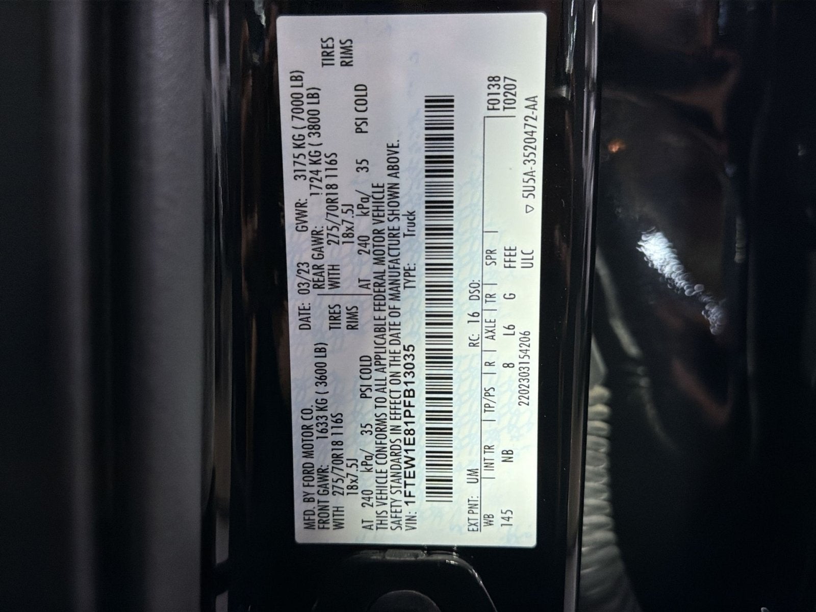 2023 Ford F-150 Tremor