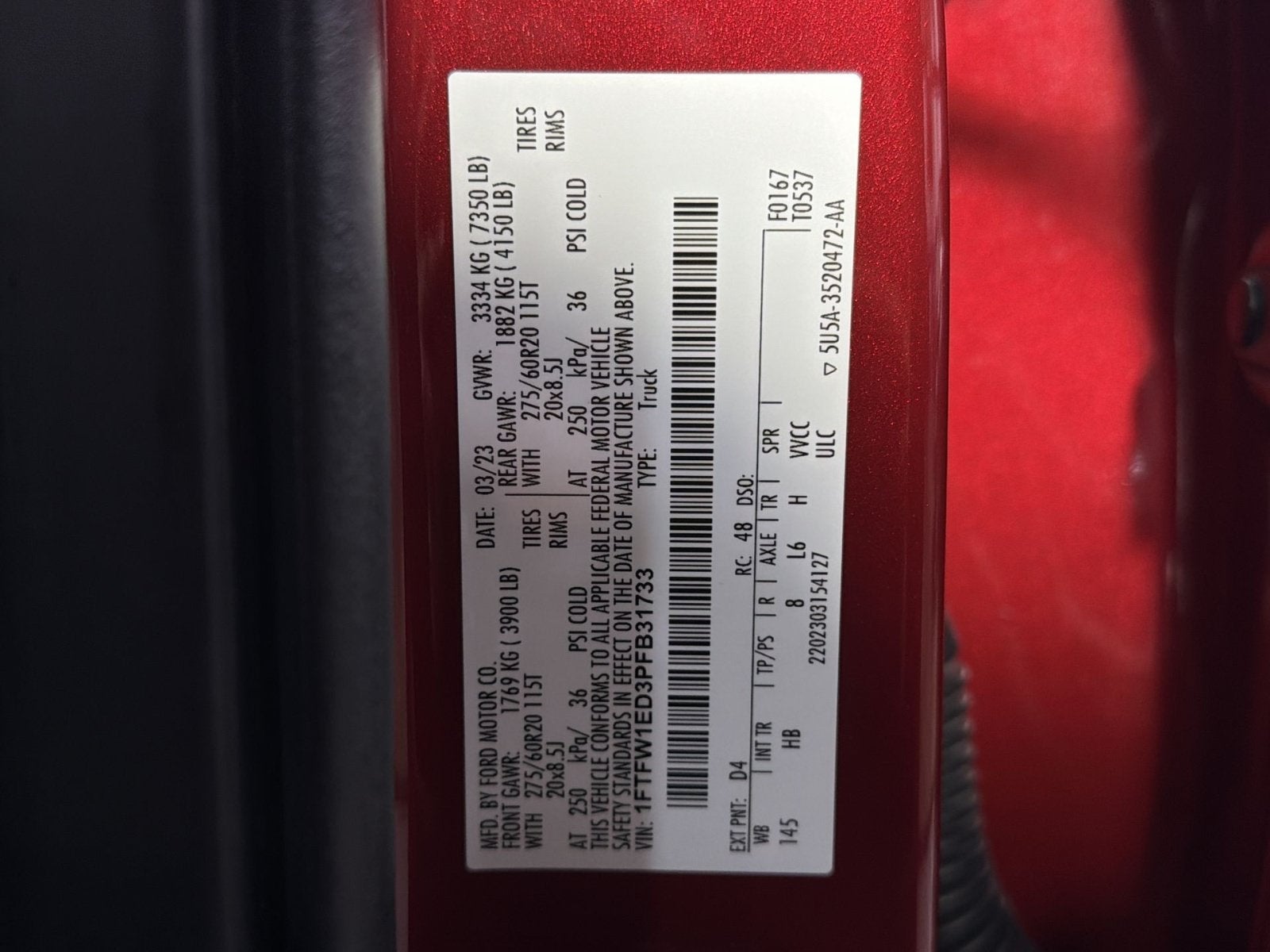 2023 Ford F-150 Lariat