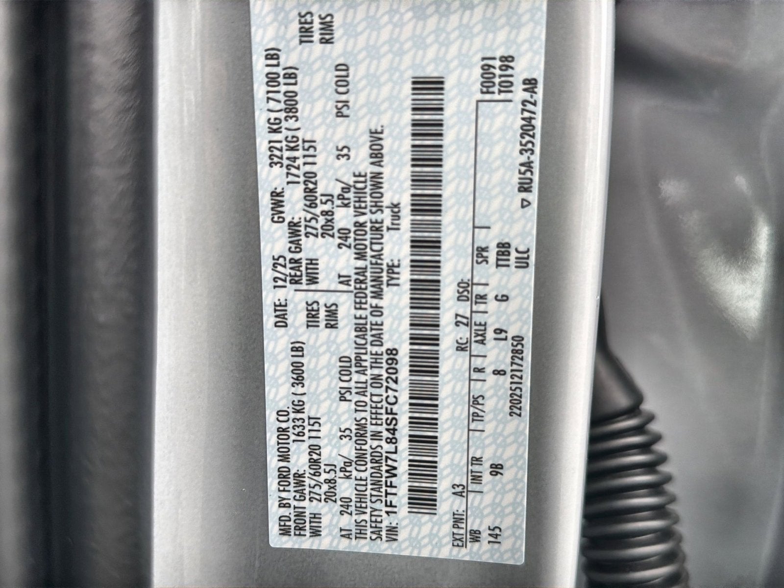 2025 Ford F-150 Platinum