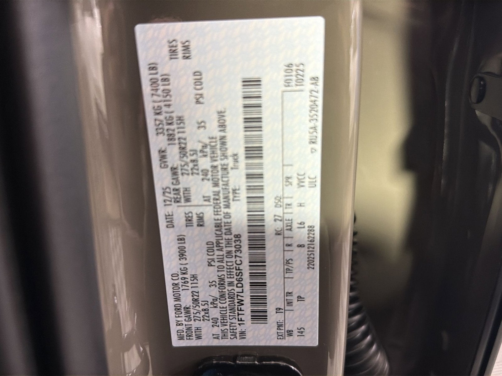 2025 Ford F-150 Platinum