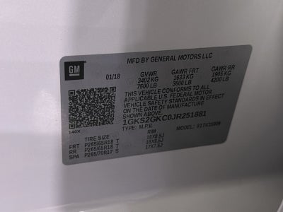 2018 GMC Yukon XL SLT