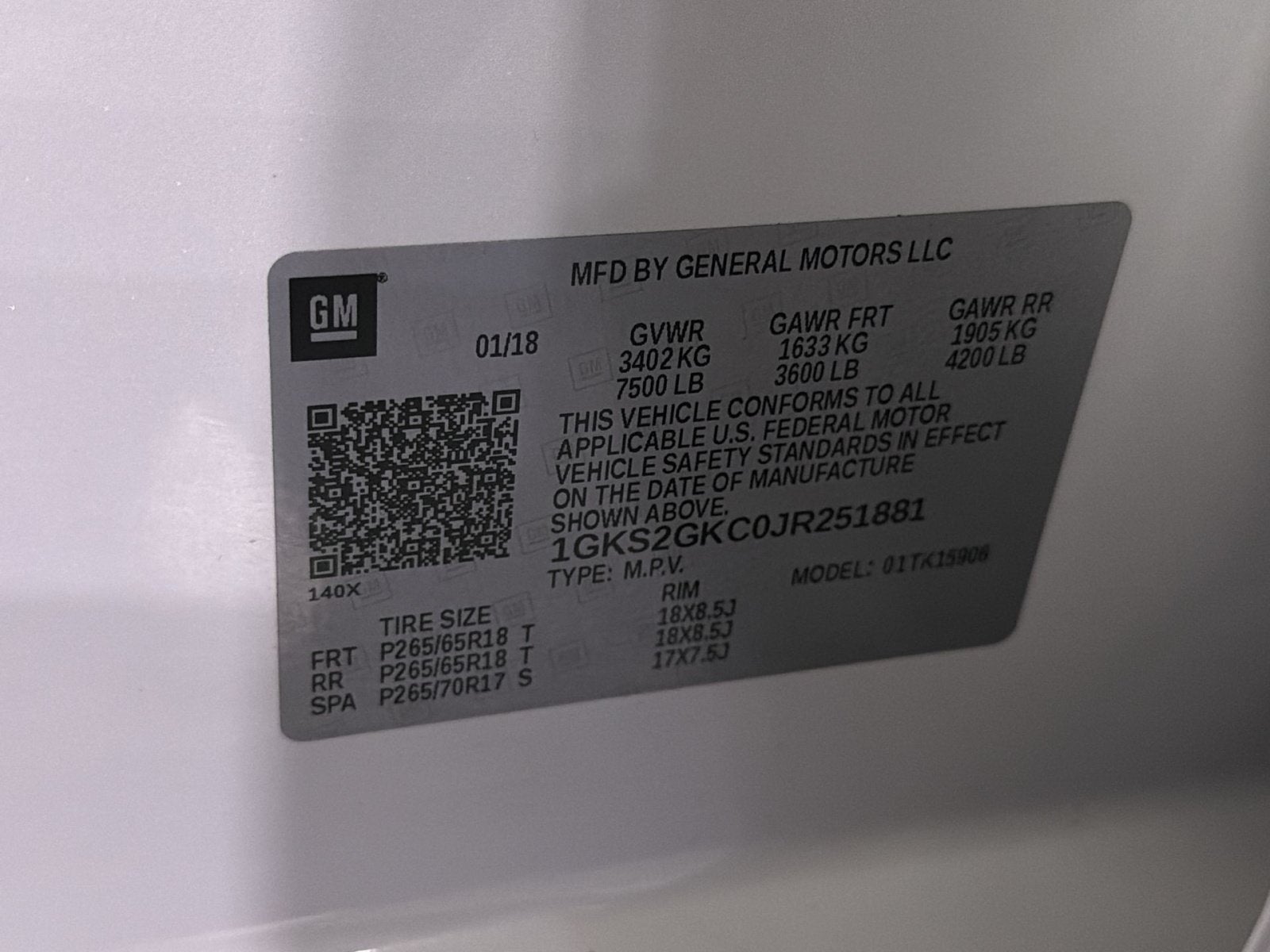 2018 GMC Yukon XL SLT