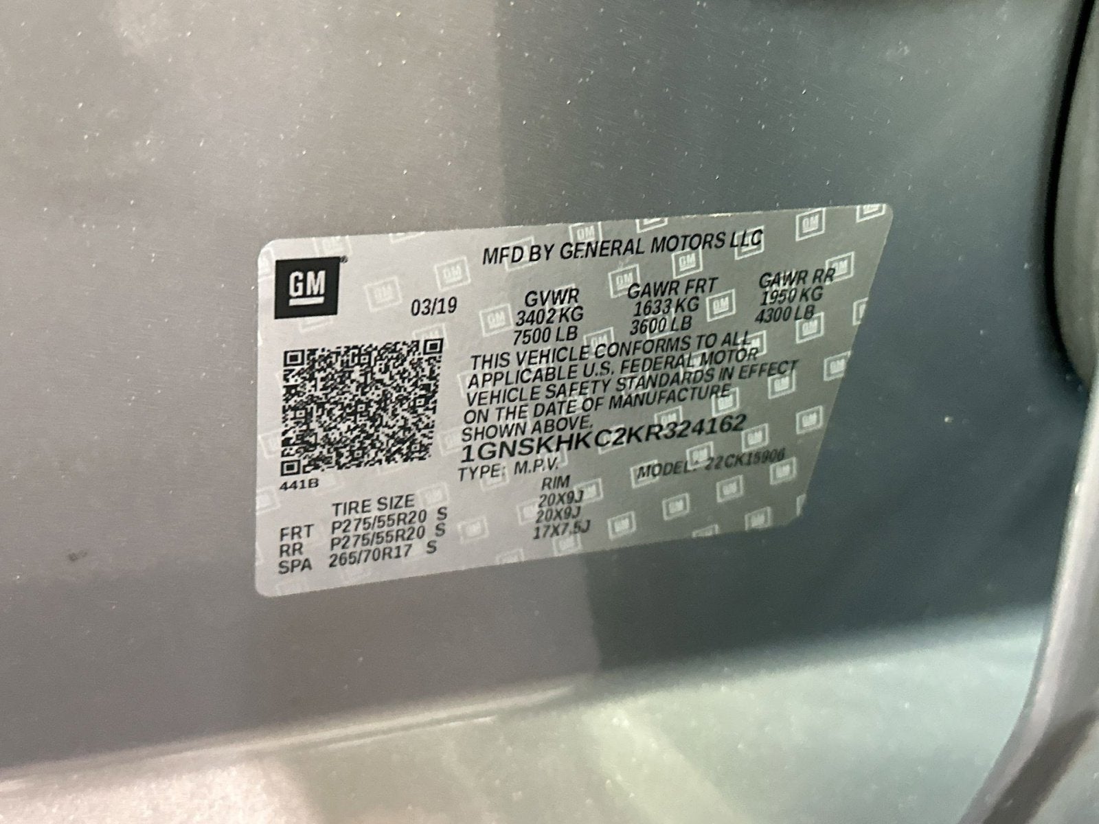 2019 Chevrolet Suburban LT