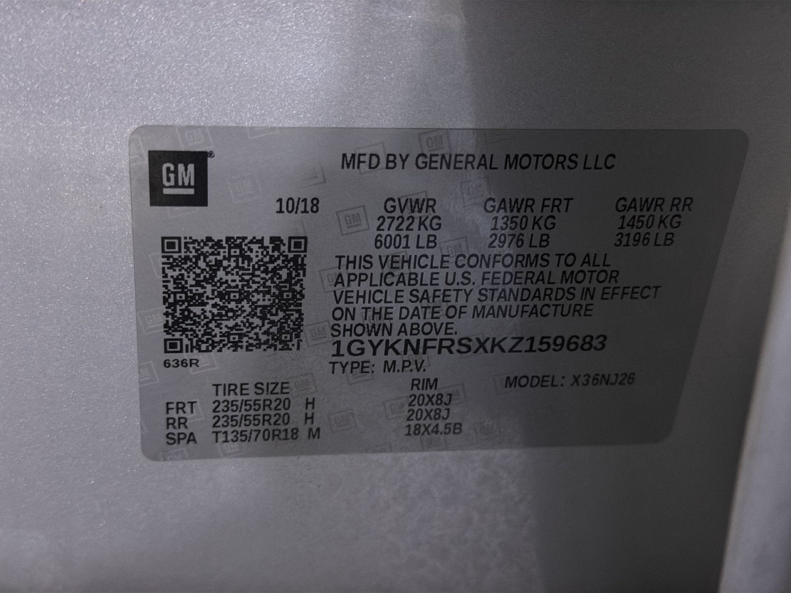 2019 Cadillac XT5 Premium Luxury