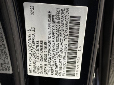 2022 Honda Accord Sport