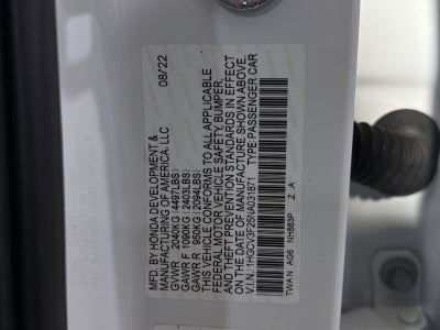 2022 Honda Accord Hybrid Sport