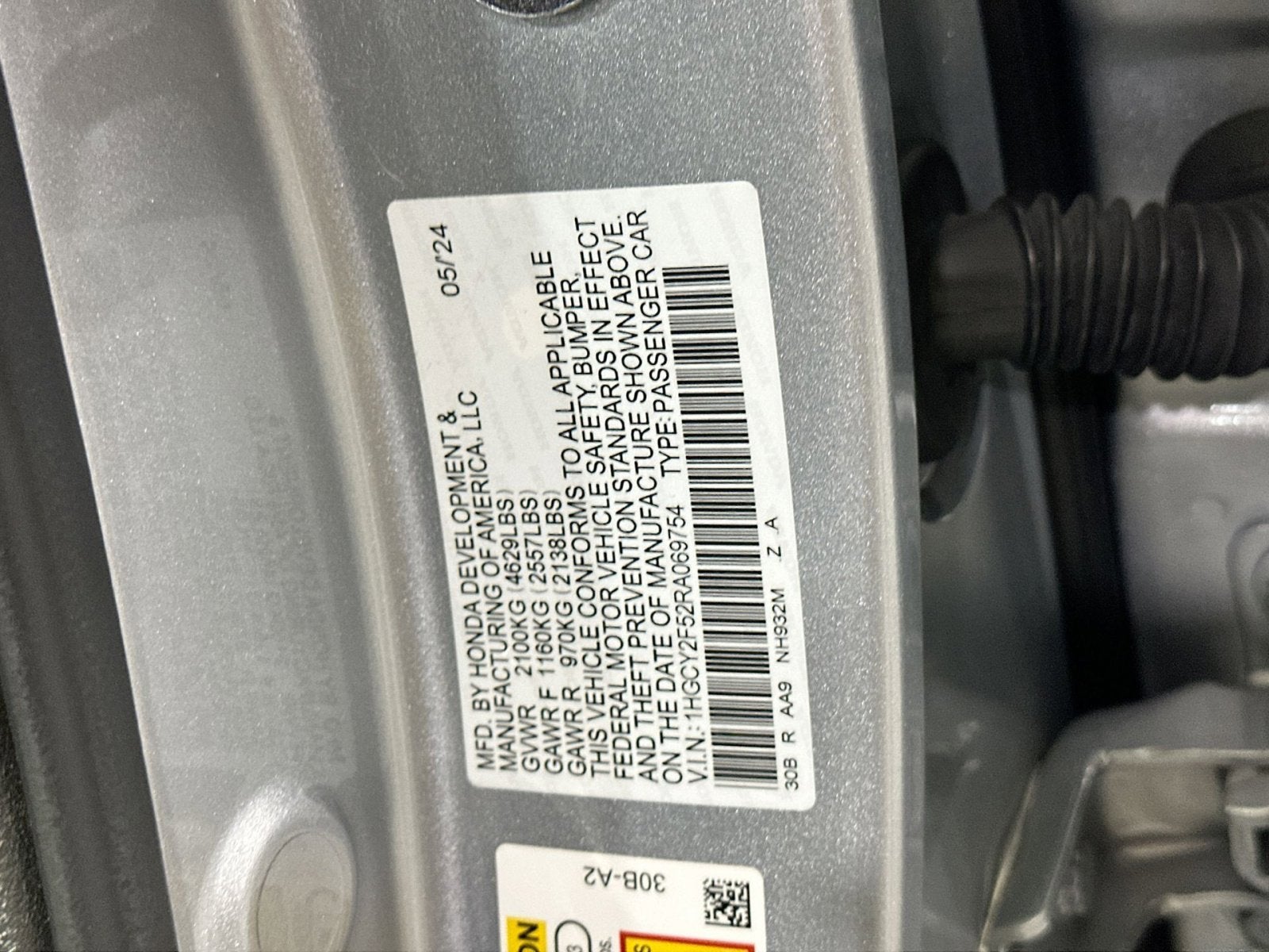 2024 Honda Accord Hybrid Sport