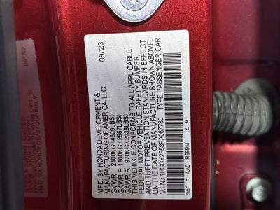 2023 Honda Accord Hybrid Sport