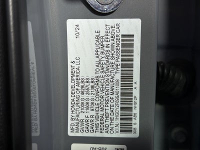2025 Honda Accord Hybrid EX-L