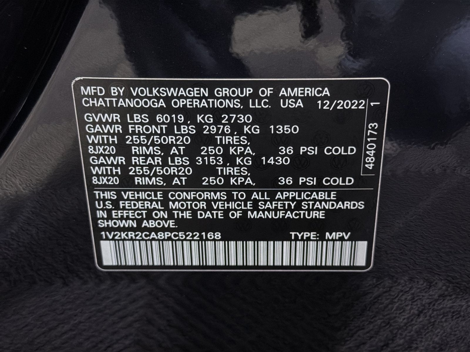 2023 Volkswagen Atlas 3.6L V6 SE w/Technology