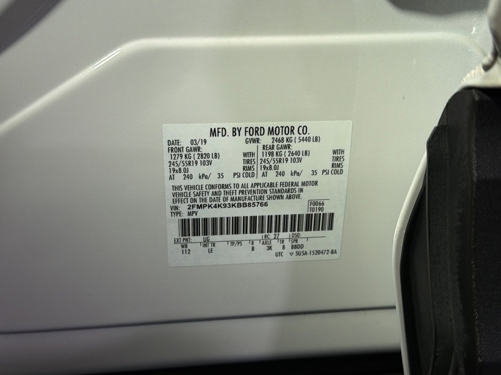 2019 Ford Edge Titanium