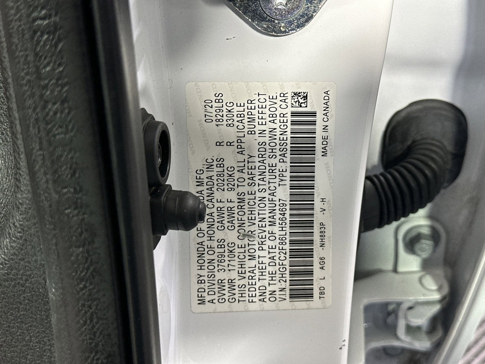 2020 Honda Civic Sport