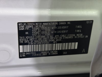 2021 Toyota RAV4 LE