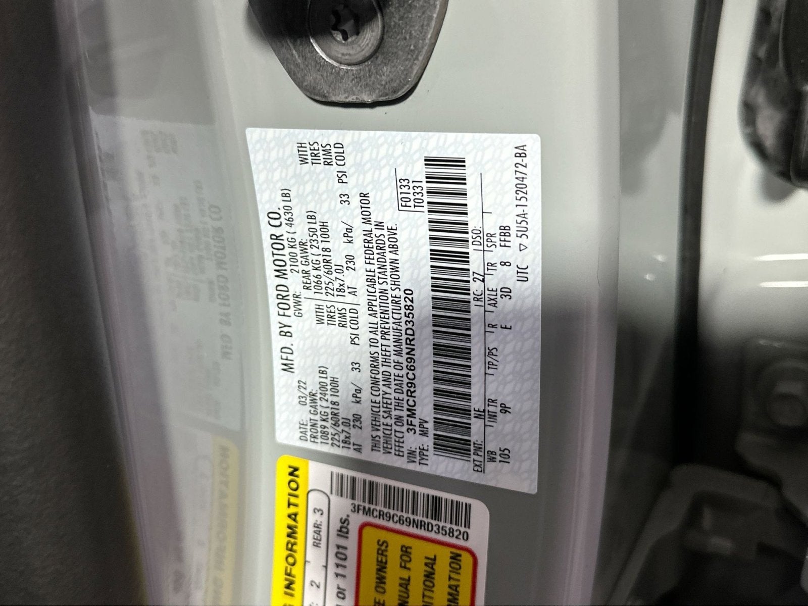 2022 Ford Bronco Sport Outer Banks