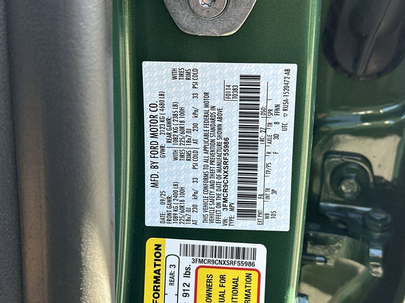 2025 Ford Bronco Sport Outer Banks