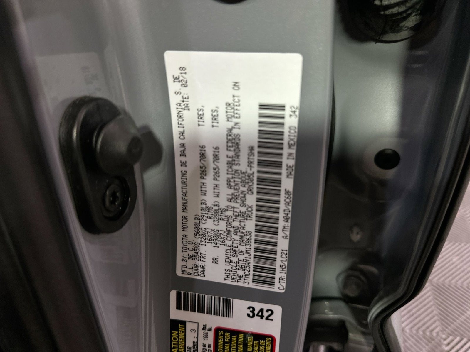 2018 Toyota Tacoma TRD Off-Road