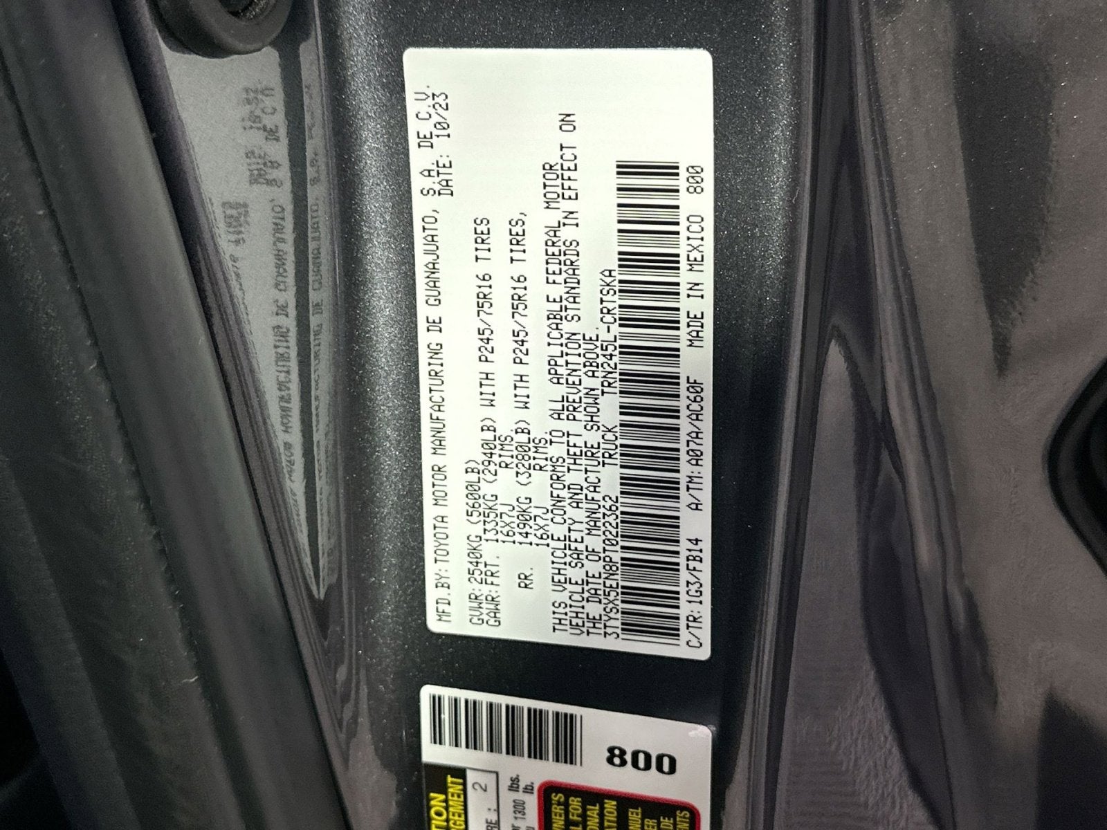 2023 Toyota Tacoma SR