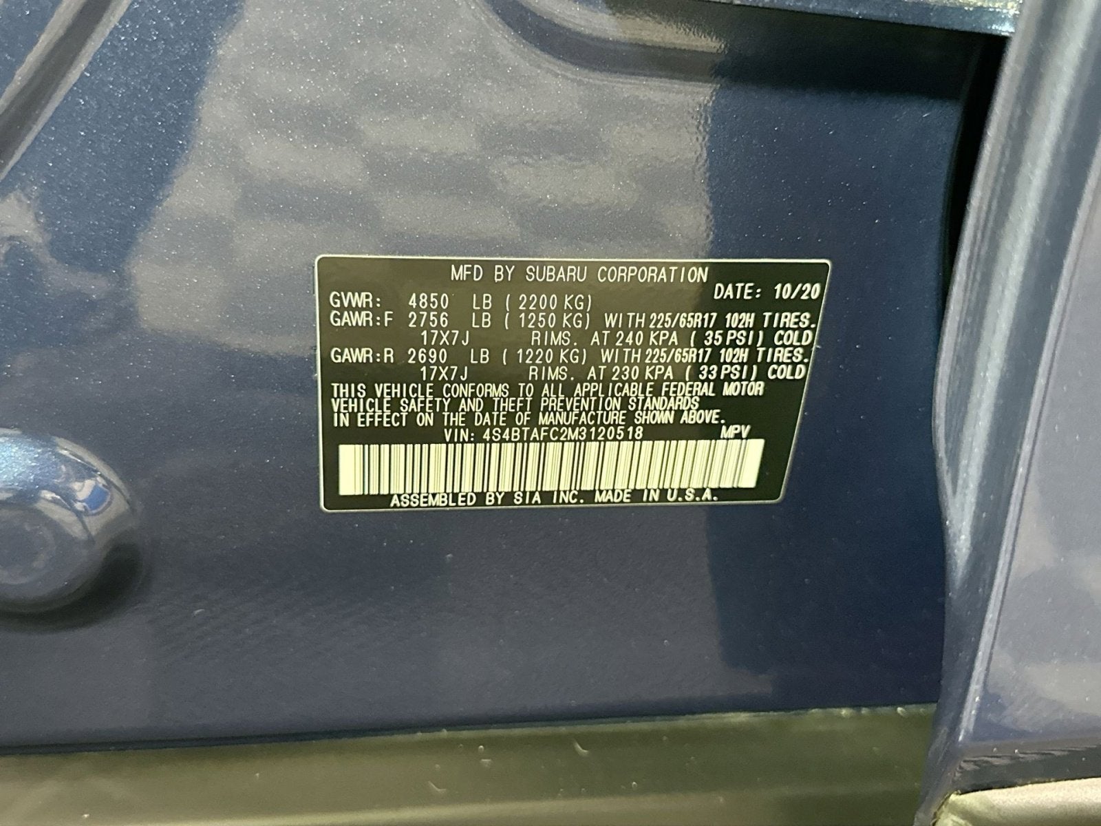 2021 Subaru Outback Premium