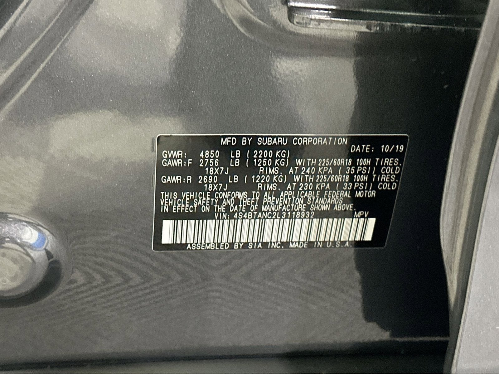 2020 Subaru Outback Limited