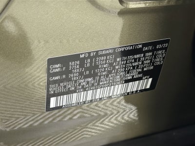 2023 Subaru Outback Touring XT