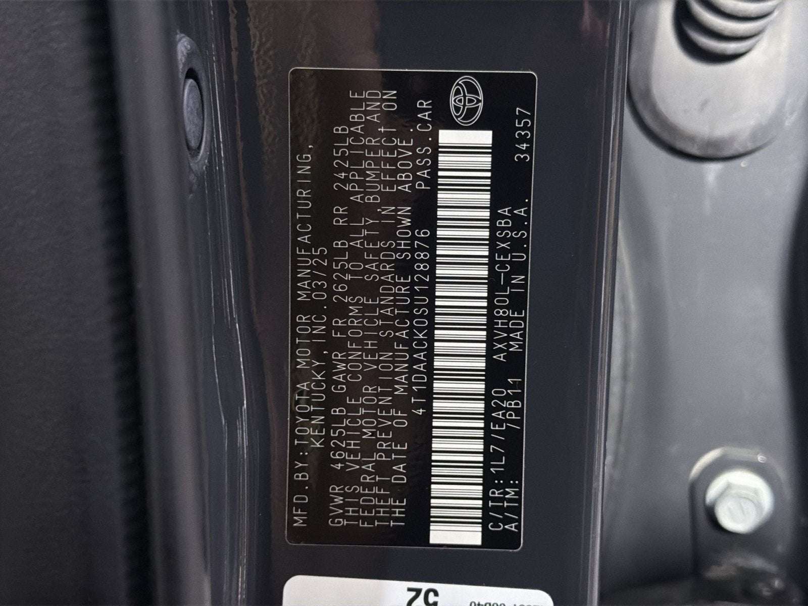 2025 Toyota Camry SE