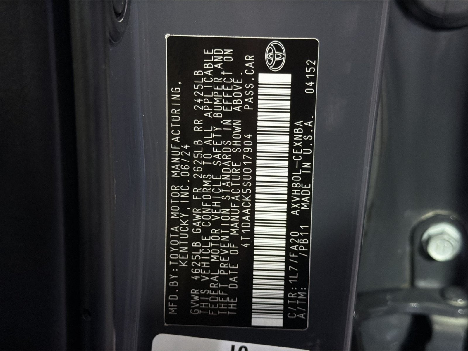2025 Toyota Camry LE