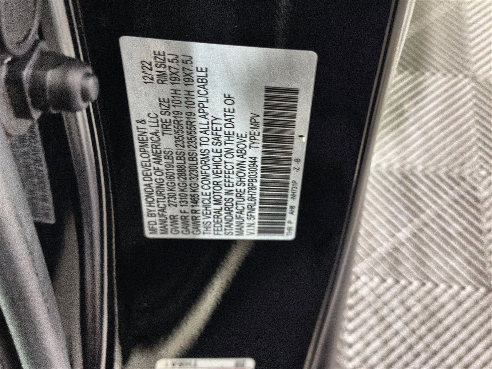 2023 Honda Odyssey Sport