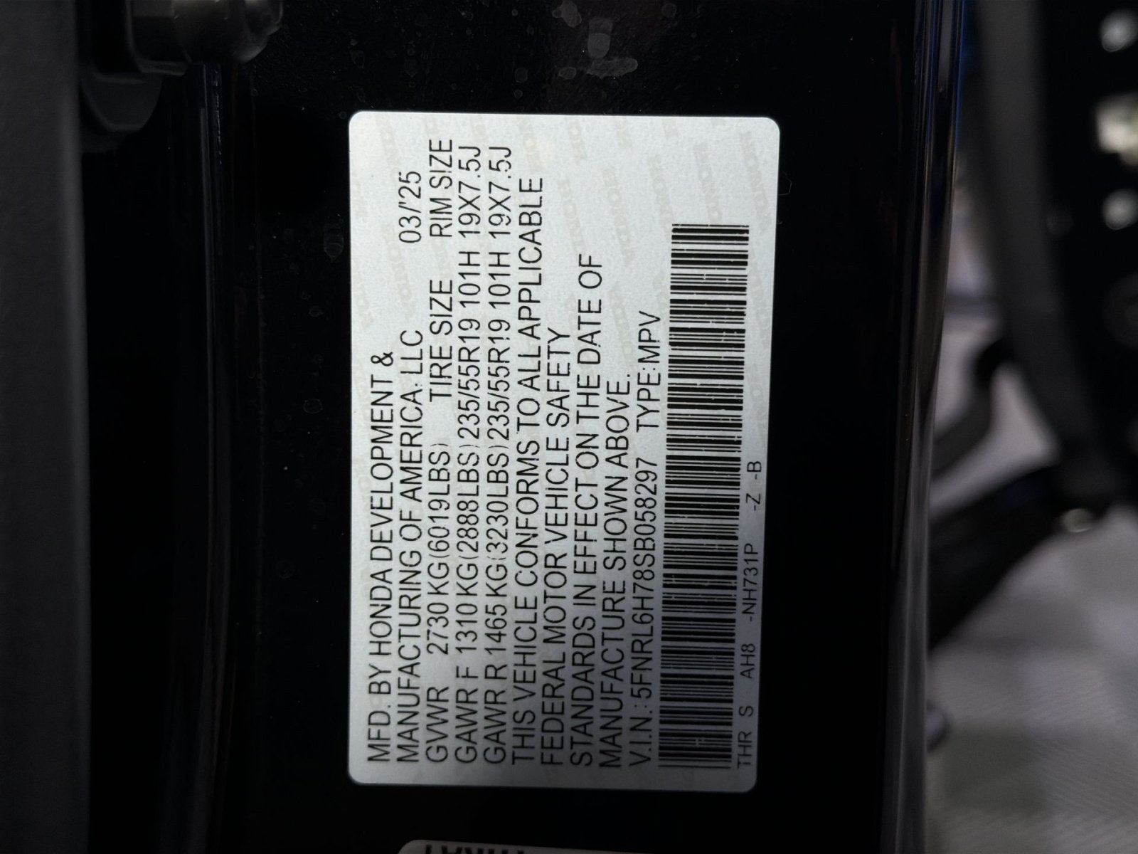 2025 Honda Odyssey Sport-L