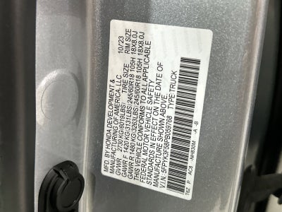 2023 Honda Ridgeline RTL