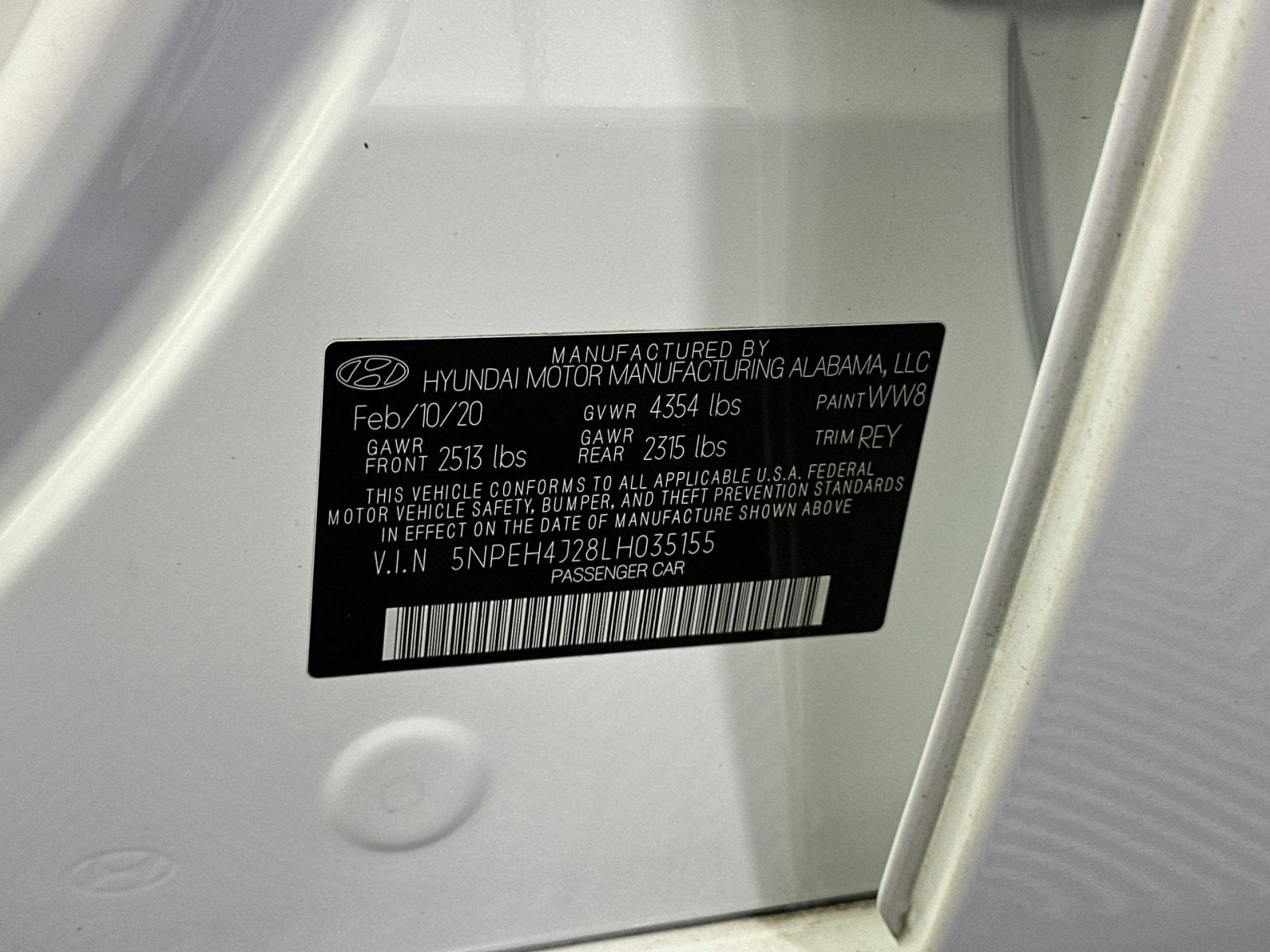 2020 Hyundai Sonata Limited