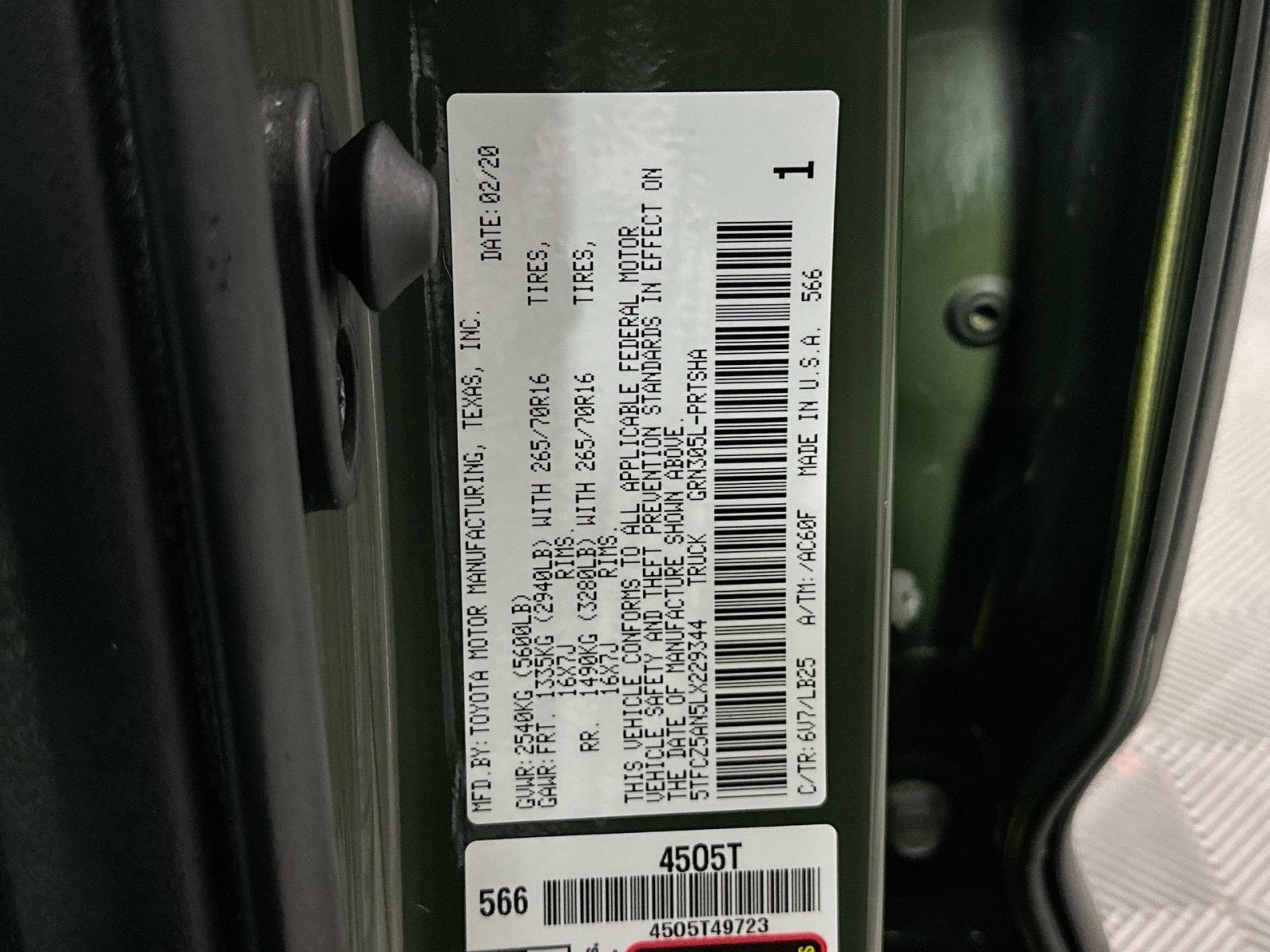 2020 Toyota Tacoma TRD Pro