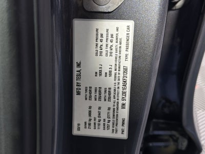 2019 Tesla Model 3 Long Range