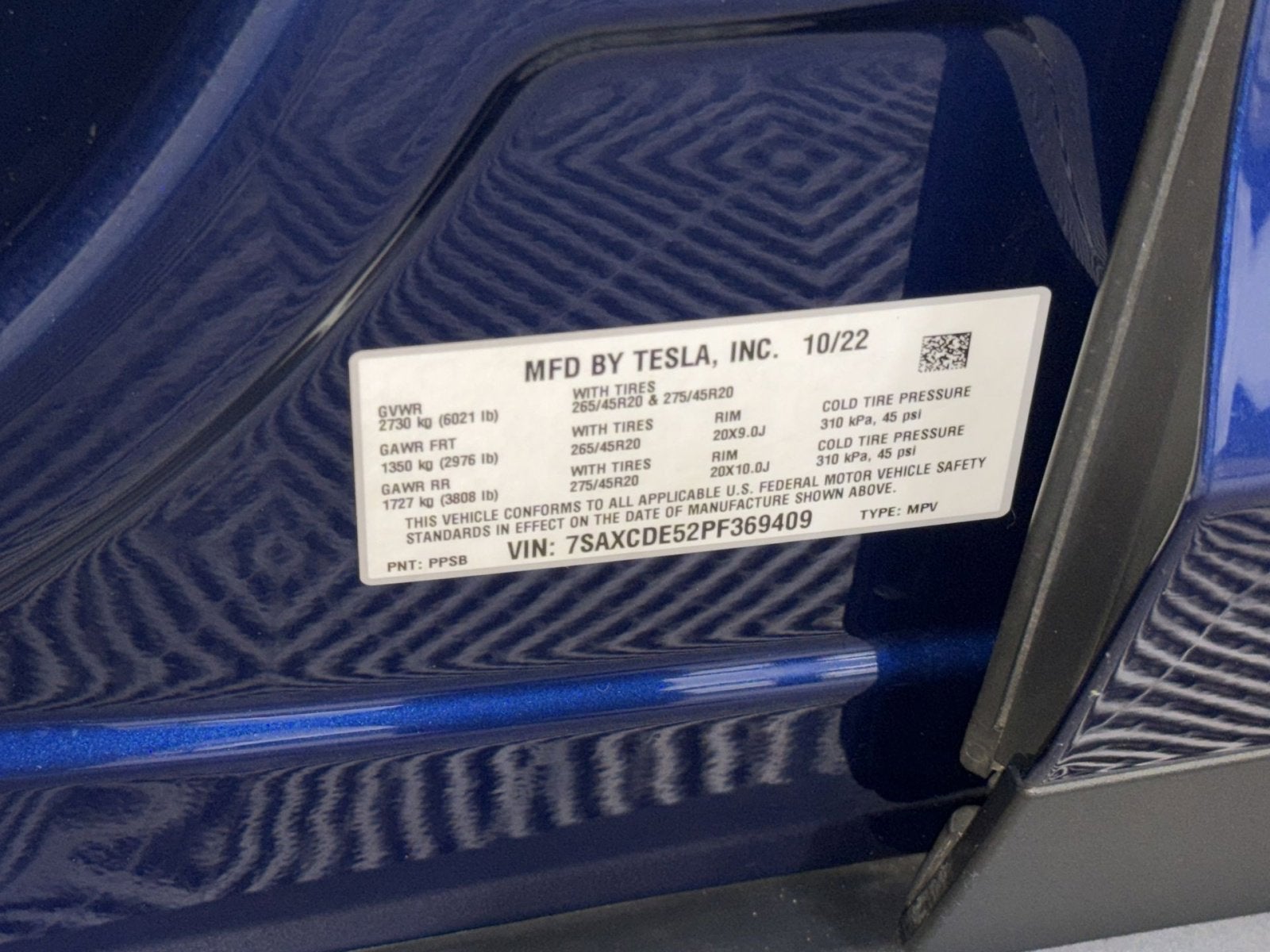 2023 Tesla Model X Standard Range