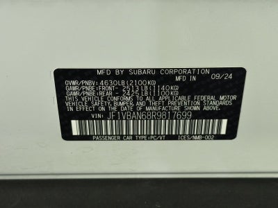 2024 Subaru WRX Limited