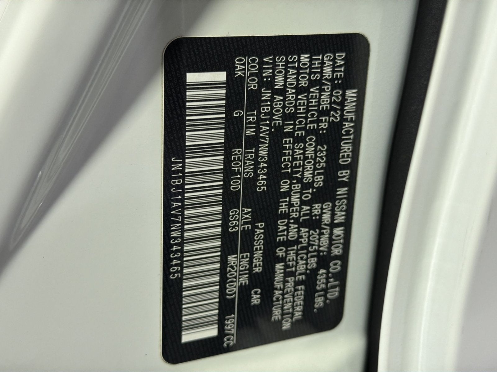 2022 Nissan Rogue Sport S