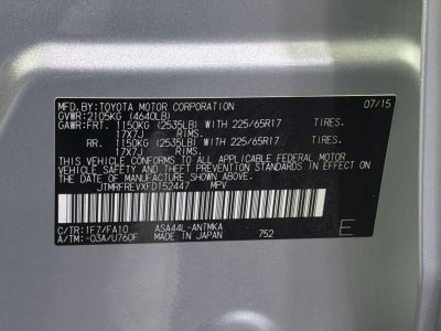 2015 Toyota RAV4 XLE