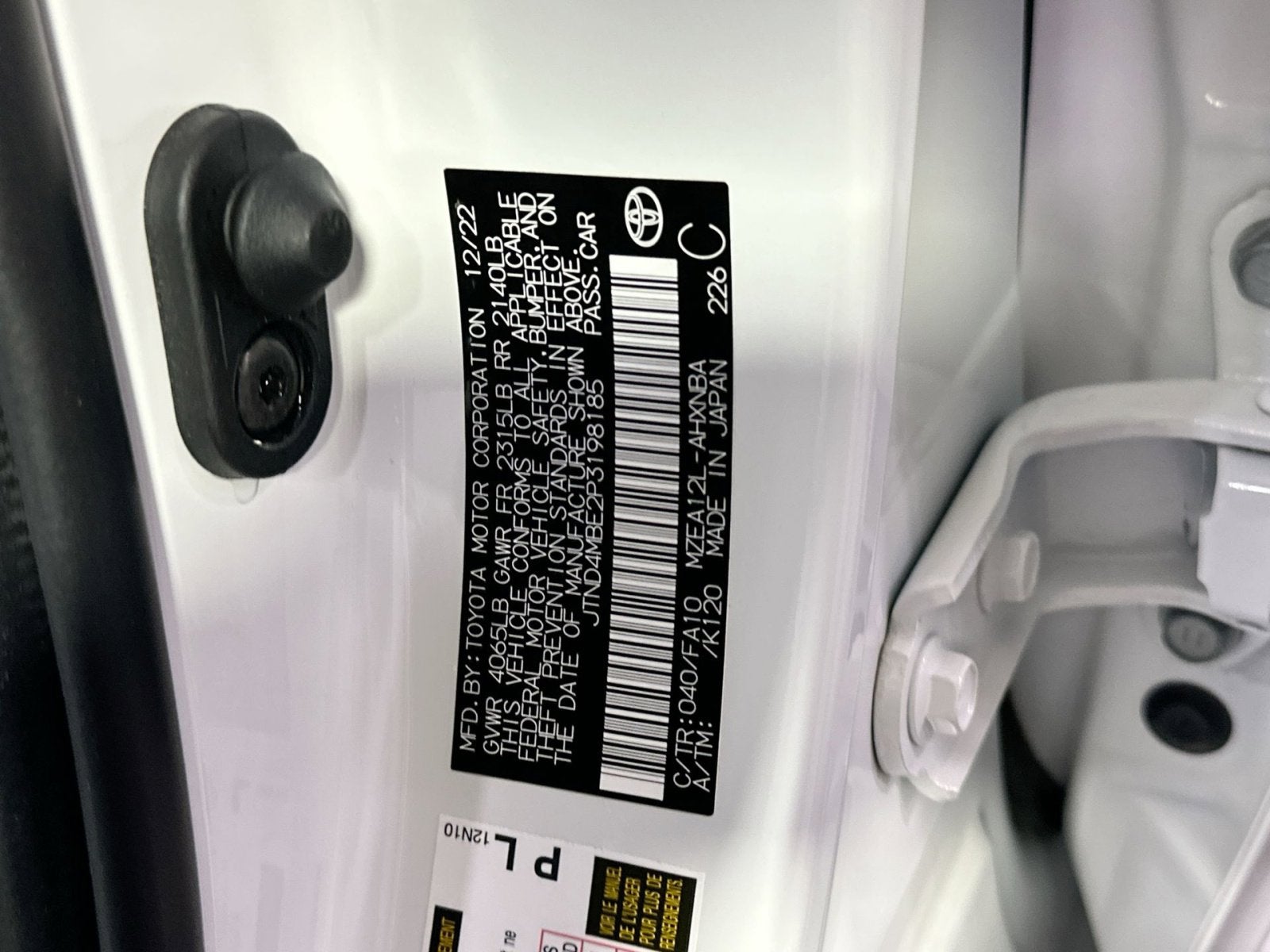 2023 Toyota Corolla Hatchback SE