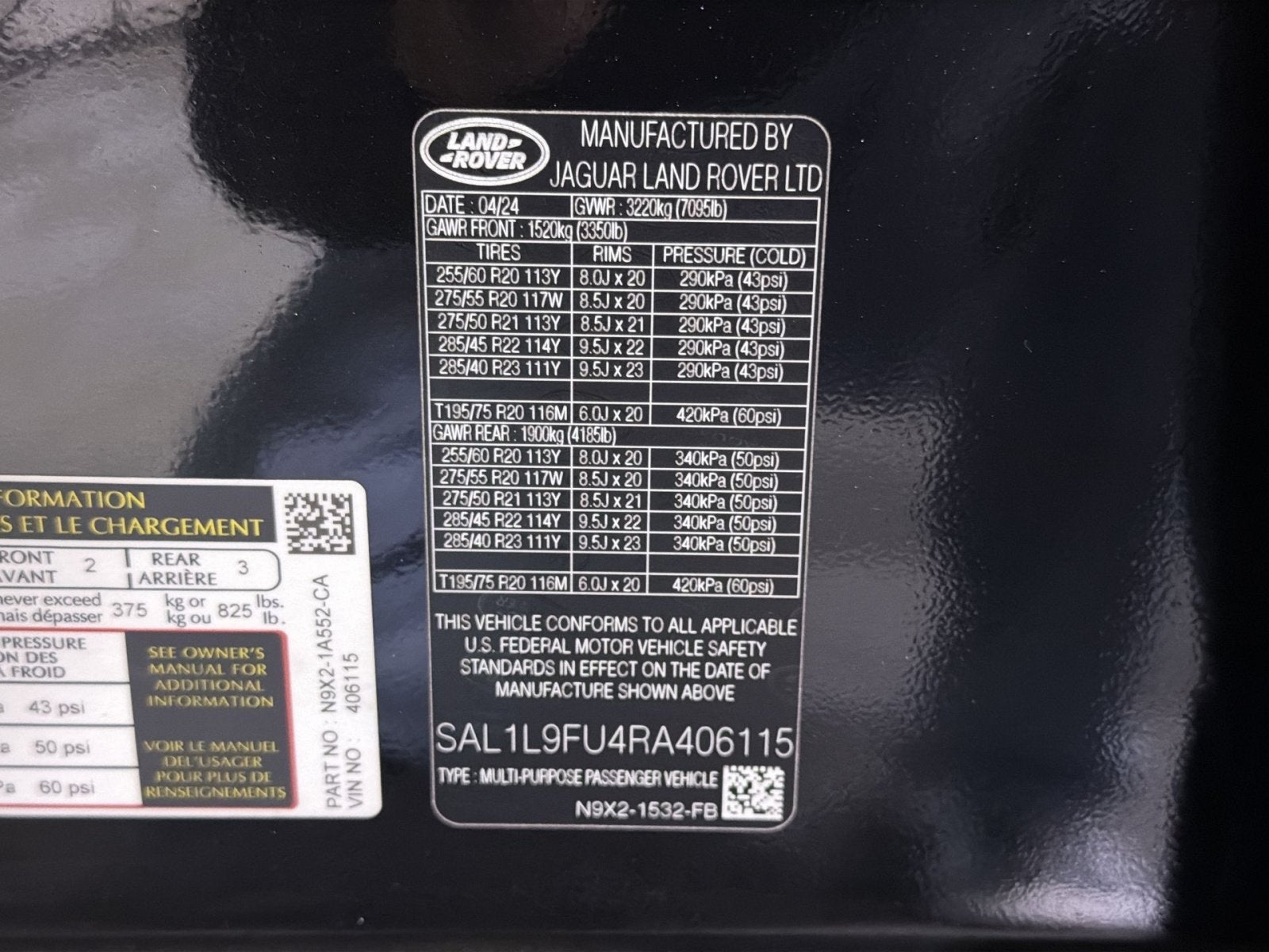2024 Land Rover Range Rover Sport Dynamic SE