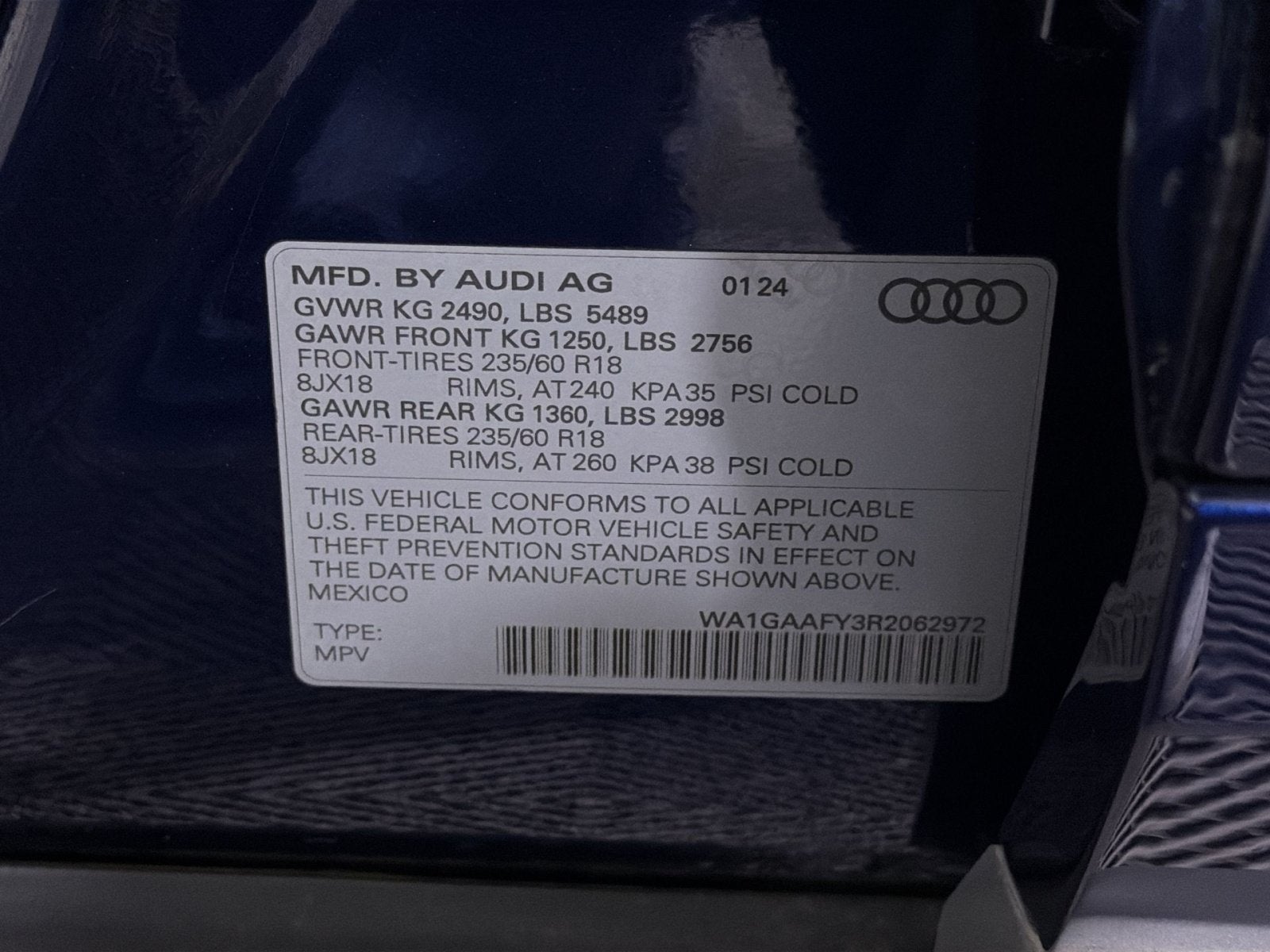 2024 Audi Q5 45 S line Premium